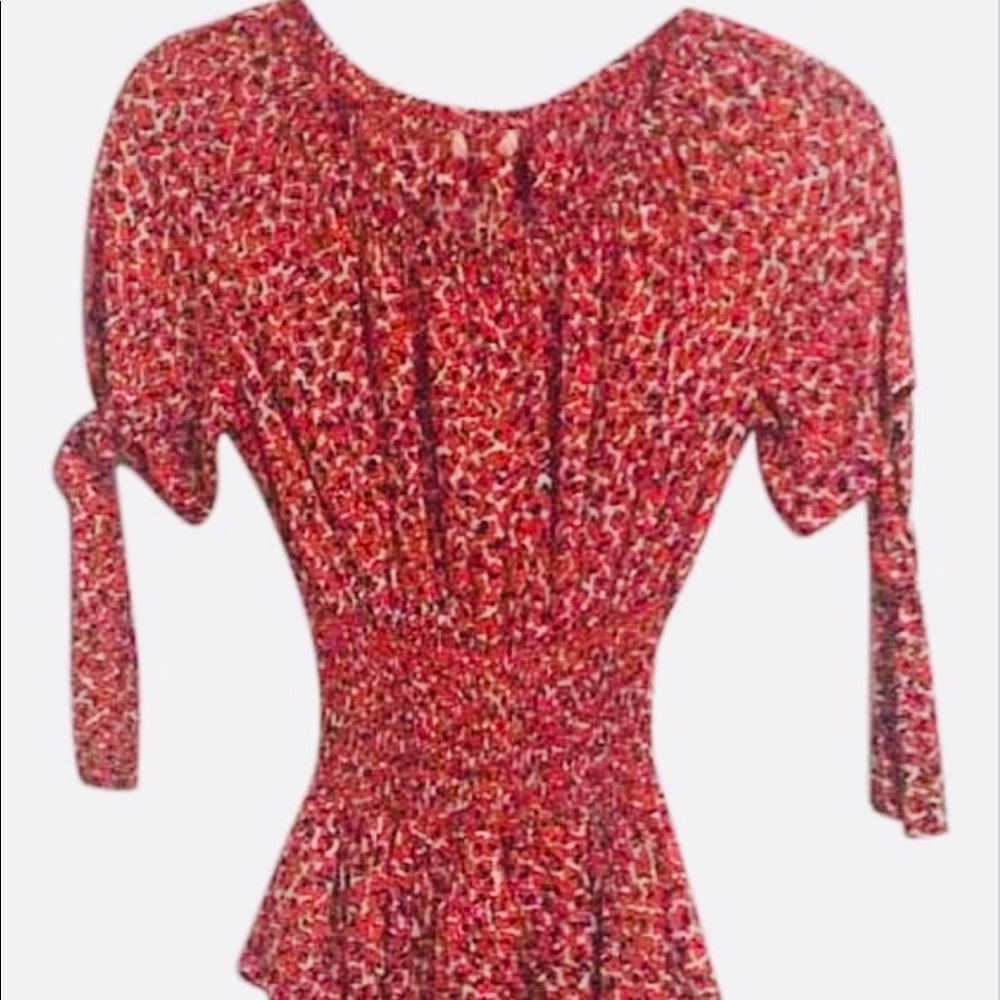 Beautiful Maje Shirred Dress Fr Size 1 (XS/S)